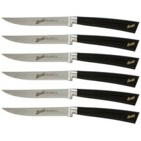 photo elegance gloss black knife – set mit 6 steakmessern 1